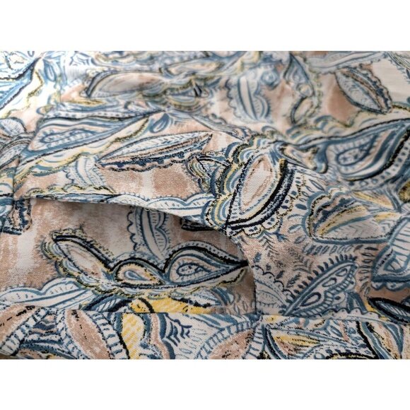 Zac & Rachel Woman Blue Paisley Skirt Floral Womens Size 18W NEW NWT - Picture 6 of 8